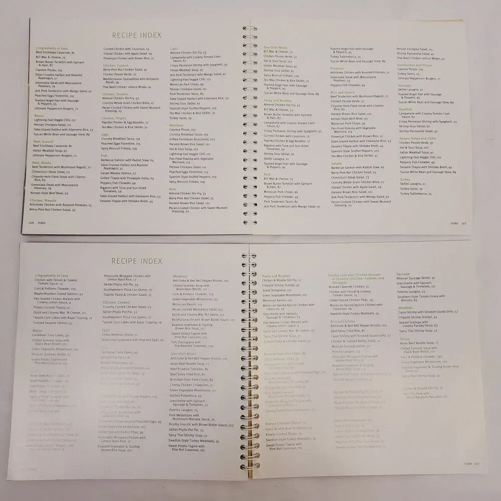 Pampered Chef Cookbook Lot Recipes 29 Mins To Dinner Y2K Cookbooks Cooking Book